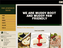 Tablet Screenshot of johnsonarms.co.uk